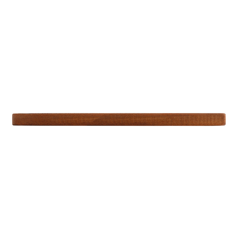 Desserte rectangulaire en bois brun 15,75 "x 10,75" Wood