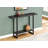 Accent Table, Console, Entryway, Narrow, Sofa, Living Room, Bedroom, Laminate, Black Metal, Contemporary, Modern-188509241