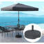 Base de parasol, support de base de parasol de patio rond, base de support de parasol d'extérieur robuste