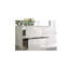 Meuble-lavabo 29,90 "avec lavabo en céramique et trois trous de robinet