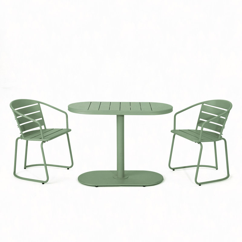 Ensemble bistro Monica, Vert foncé