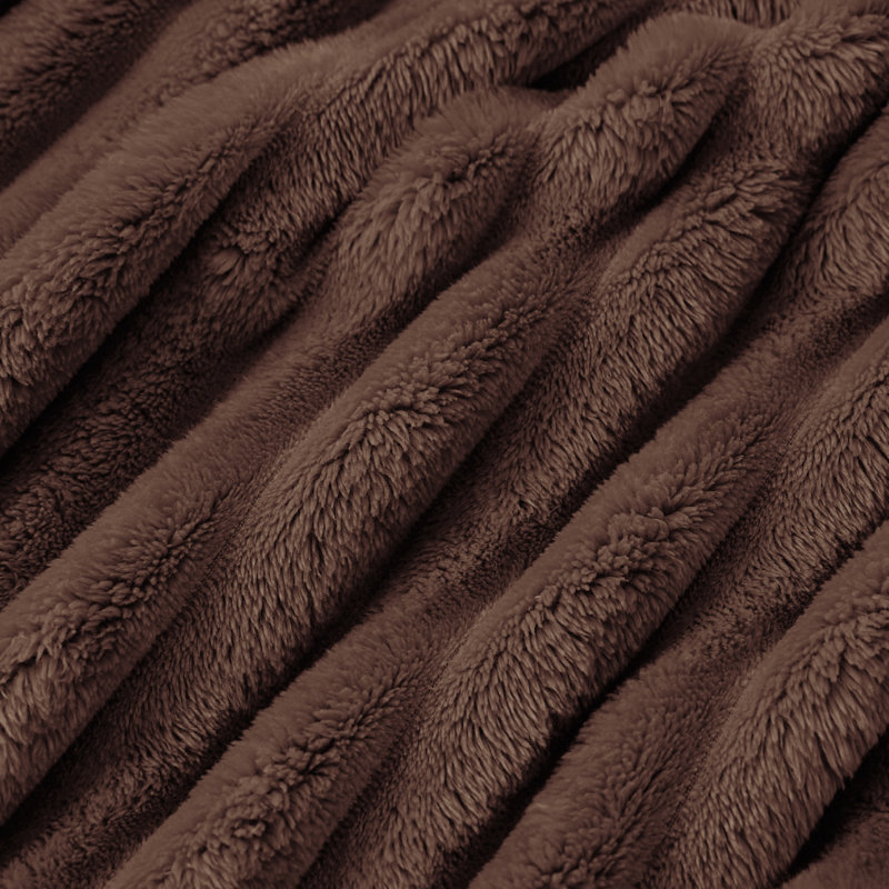 Bedsure Flannel Fleece Blanket for Girls, 300 GSM Soft and Cozy Blanket for Dorm & Home Decor, All-Season Gift, Fondue Fudge