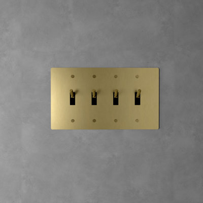 Ozarke Modern Brass Toggle Switch