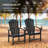 HDPE Patio Stackable Folding Adirondack Chair-1767226333