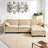 107-inch L-shaped sofa-1312117306