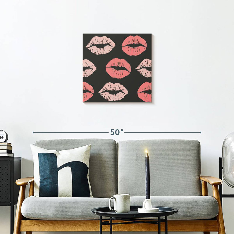 Wake Up And Make Up Pattern IV, 20" H x 20" W