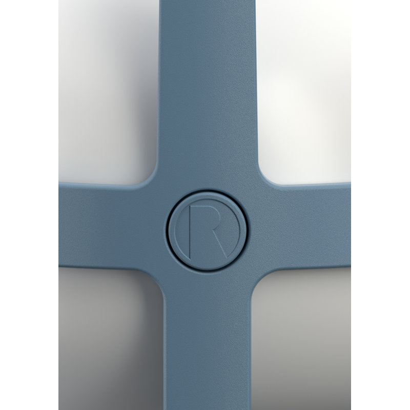 Blé doux solaire circulaire, Bleu ciel, H 9,8 po x l 5,9 po x P 5,9 po