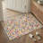 Aamir Evoque Modern Machine Washable Beige Indoor Area Rug with Non-Slip Backing-986285160-986595901