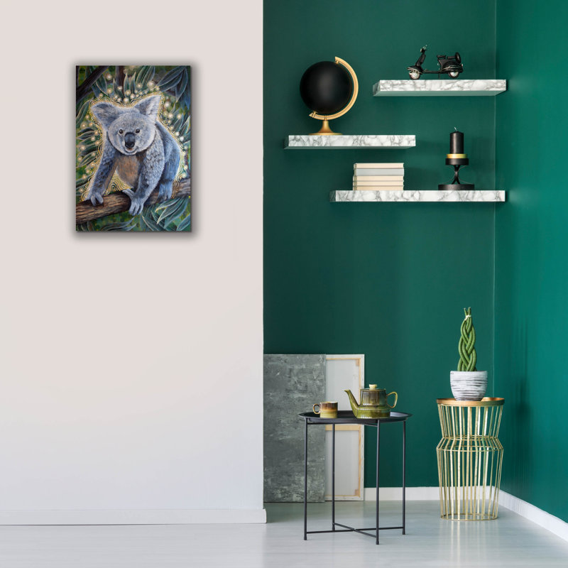 Toile épique Graffiti «Enjoy The Présent Moment» par Verena Wild, 18 po x 26 po