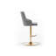 Tabouret de bar pivotant réglable avec base dorée (sans table)-1118532867