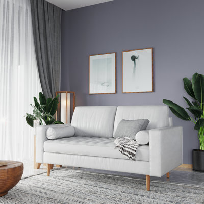 Clinchport 58'' Faux Leather Loveseat