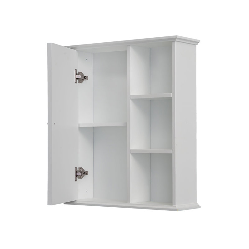 23.6" Wall Bathroom Cabinet, White