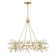 Once 8-Light Chandelier in Spun Gold by Breegan Jane
