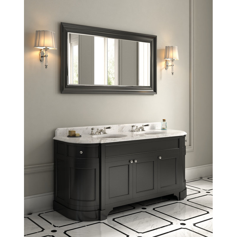Double Season 70.88'' W Vanity, Dark Gray