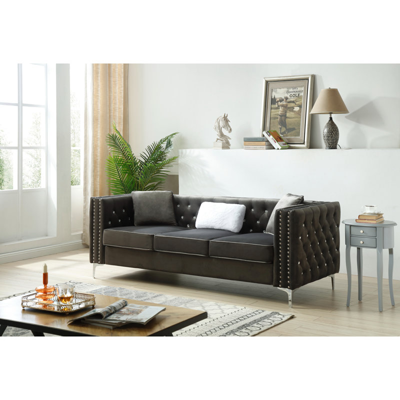 Paige G822A-S Sofa, Gray