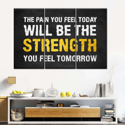 " Inspirational Gym " 3 - Pieces
