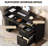 48 Inch Home Desk with Gold Handle Drawer and Power Outlet Computer Desk with Storage Shelf-1200572665