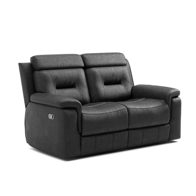 Causeuse inclinable noir