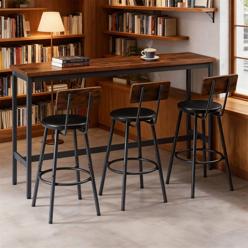 Ensemble de table de bar et chaises pour 3