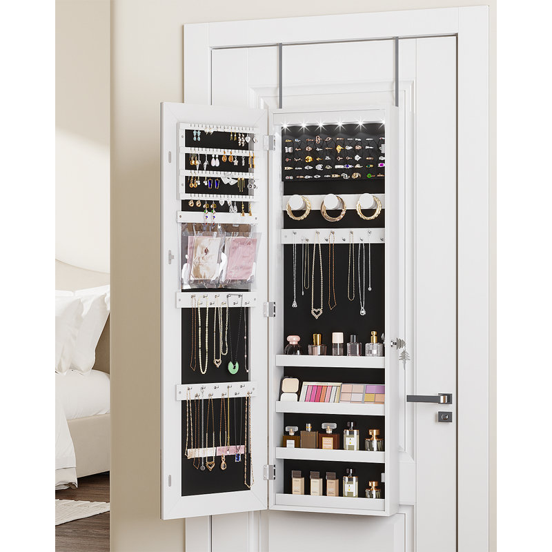 Jewelry Armoire, White