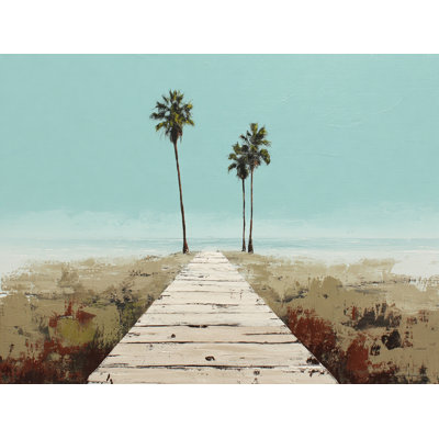 Palm Walkway, art mural sur toile tendue