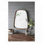 Miroir 27 "x 37" avec cadre en bois Irrgeular