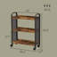 3-Tier Rolling Storage Cart With Wheels