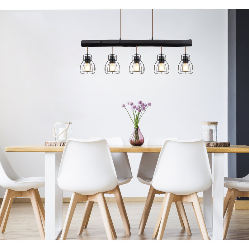 Alaitz 5 - Light Black Kitchen Island Pendant