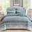 8-Piece Striped Comforter Set, All Season Boho Microfiber Bed in a Bag with Sheets-123554066-123554056