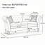 Canapé 88,5 po Classic Chesterfield