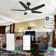 52" 5 - Blade LED Smart Standard Ceiling Fan with  Light