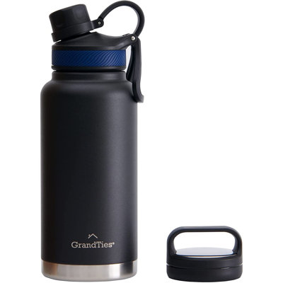 GRANDTIES 32oz. Double Wall Insulated Stainless Steel Water Bottle