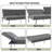 Dacy Twin 68.5'' Upholstered Convertible Sofa-365870133