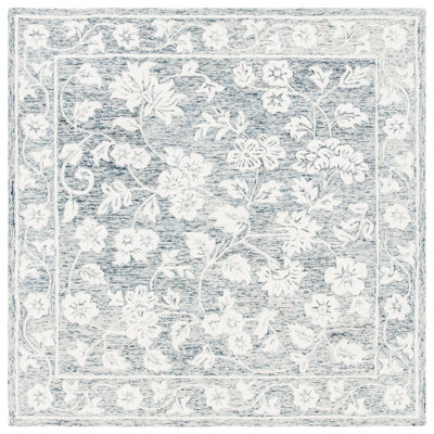 Conaway Hand Tufted Wool Blue/Ivory Rug