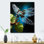 Décoration murale sarcelle libellule insectes - animaux libellule en métal
