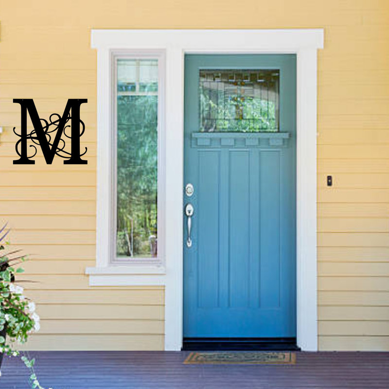 Décoration murale monogramme à lettre «simple», H 30 po x l 30 po x P 0,25 po, Oui