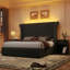 Ensemble de chambre à coucher 3 pièces, cadre de lit tapissier avec tête de lit haute de 55 po et 2 tables de chevet avec tiroirs-1905823604-1905823607
