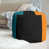 Bleu foncé/noir foncé/orange brûlé sélectionné