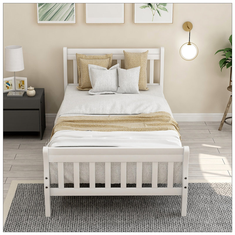 Lit pour chambre à coucher, Blanc