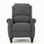 Canapé inclinable en tissu Mid-Century