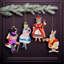 Noble Gems™ 3'' Glass Hanging Figurine Ornament