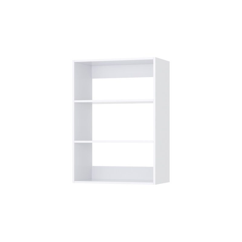 Short Tower Unit in White, 36" H x 25.5"  W x 14" D