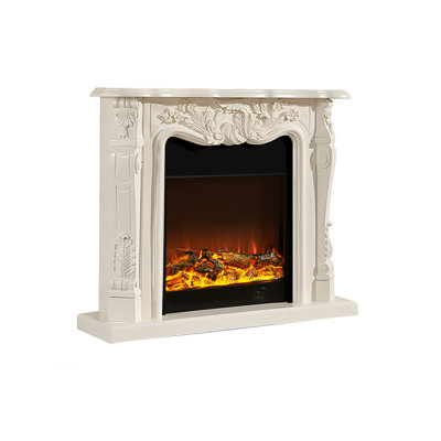 47.24"White Without Heating Landscape Electric Fireplace
