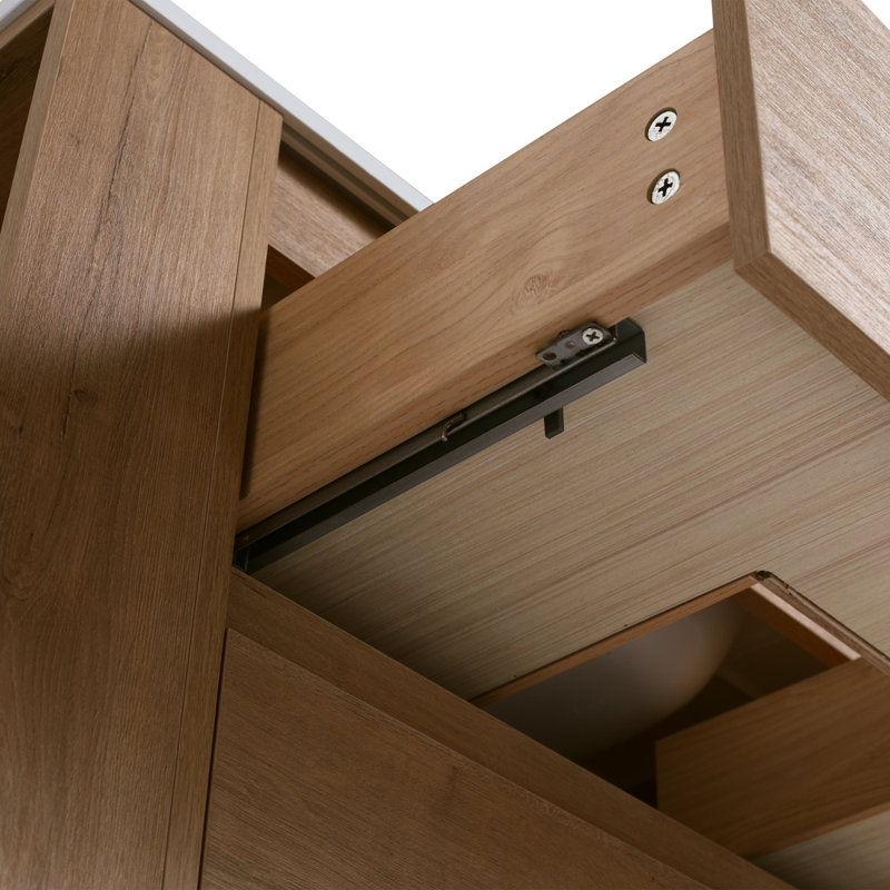 30" Wall Mounting Bathroom Vanity, Without Basin