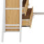 Twin Size Metal&Wood Loft Bed With Desk And Shelves-1034766301