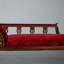 Chaise longue rétro en bois massif sculpté