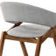 Chaise d'appoint en gris Moberg-712044801