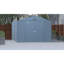 Remise de rangement en acier Select, 10 x 14, bleu-gris-67124278