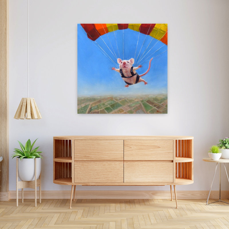 Geranimo, art urbain contemporain, H 36 po x l 36 po