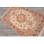 Tapis traditionnel en laine et soie ivoire Tabriz 300 KPSI 3 pi 5 po x 5 pi 3 po